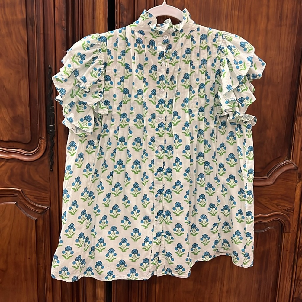 🎉HOST PICK🎉 Victoria Dunn Jasmine Blouse size M - Picture 5 of 6